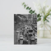 straat B&W Mumbai Briefkaart (Staand voorkant)