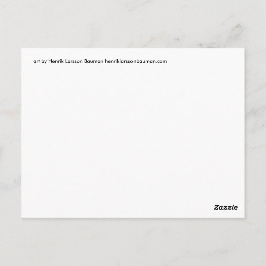 Straat Barcelona Briefkaart (Achterkant)