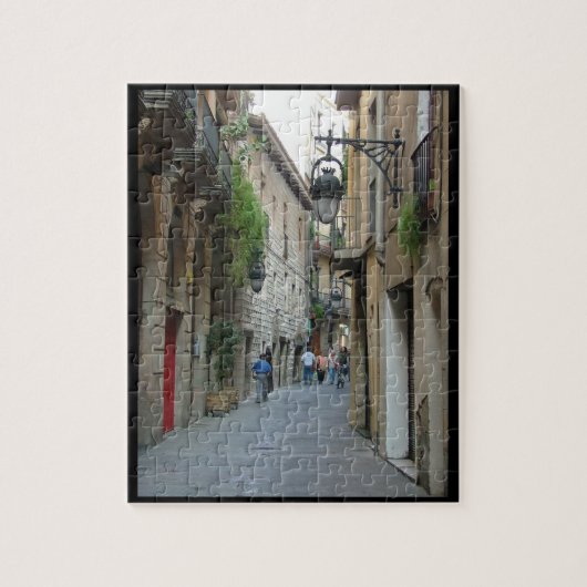 Straat Barcelona Legpuzzel (Verticaal)