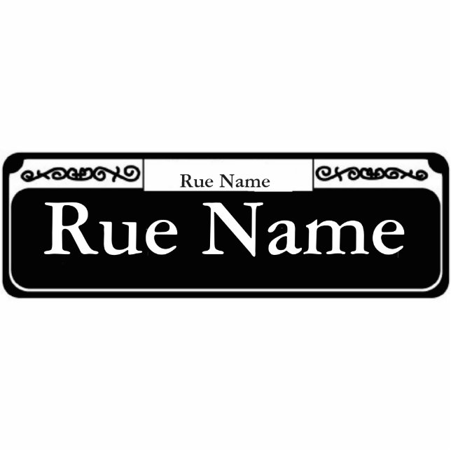 Straat bewerken Tekst Fotobeeldje Sleutelhanger (Voorkant)