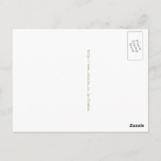 straat briefkaart (Achterkant)