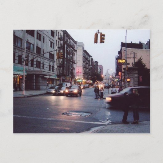 straat briefkaart (Voorkant)