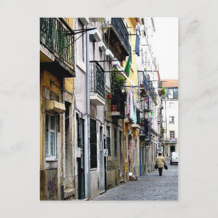 straat briefkaart