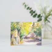 Straat Briefkaart (Staand voorkant)