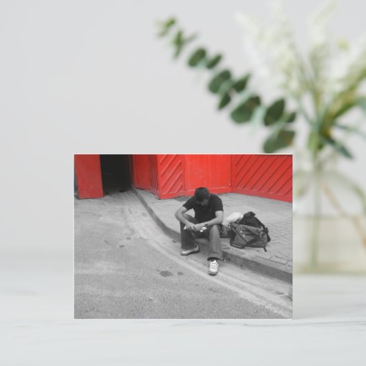 Straat Briefkaart (Staand voorkant)