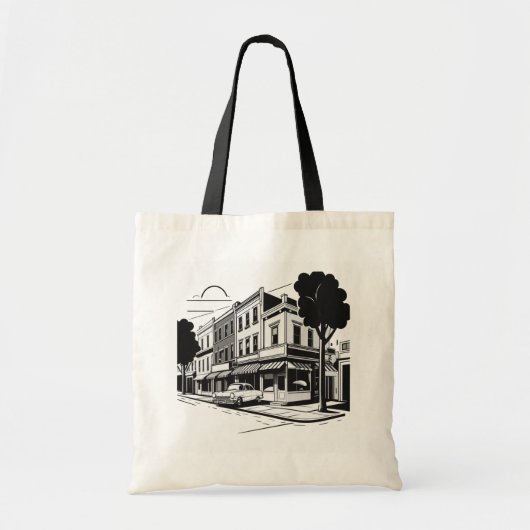  straat Canvas tas (Voorkant)