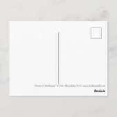 Straat Chefchaouen Marokko Paper Collage Sketch Briefkaart (Achterkant)