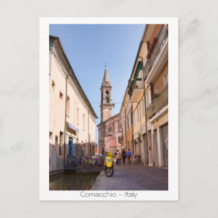 Straat Comacchio Briefkaart