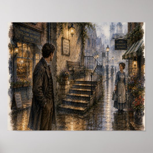 Straat Die Overnight Veranderde: Plaat — RH-WC-B00 Poster (Voorkant)
