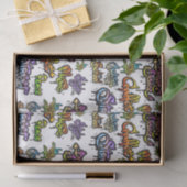 Straat Graffiti Artful Words Tissuepapier (Geschenk)