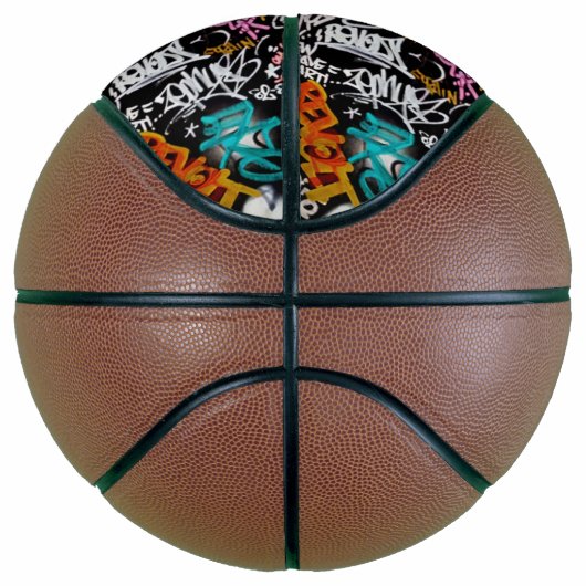 Straat Graffiti Basketbal (Rechts)