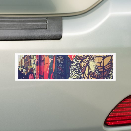 Straat Graffiti Bumpersticker (Op auto)