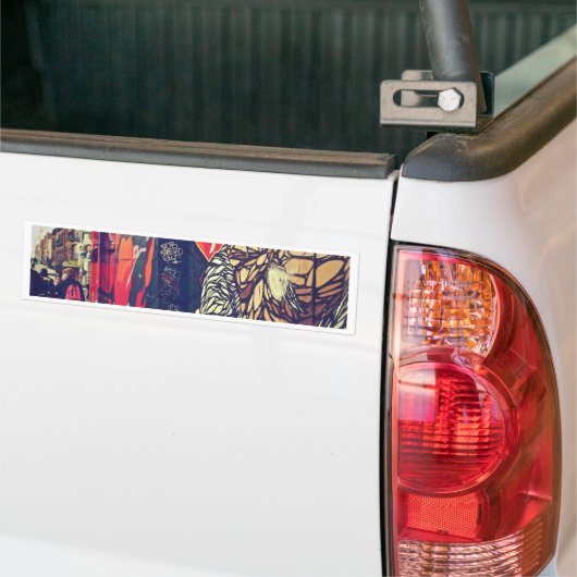 Straat Graffiti Bumpersticker (Op Truck)