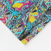 Straat Graffiti Fleece Deken (Hoek)