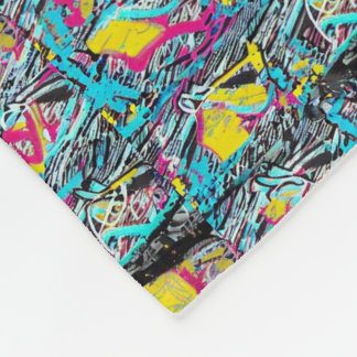 Straat Graffiti Fleece Deken