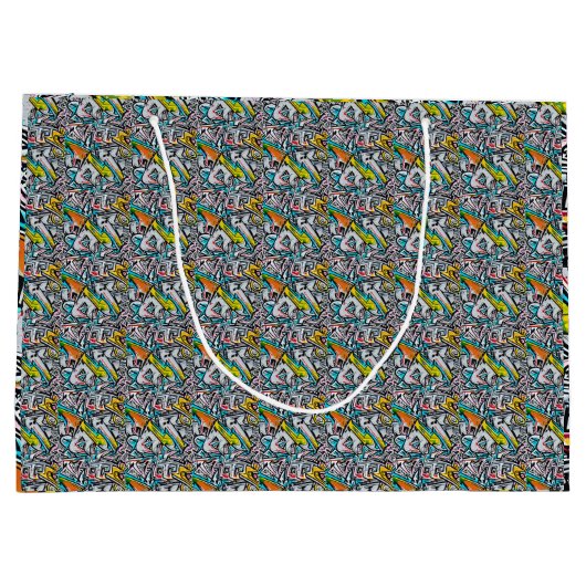 Straat Graffiti Groot Cadeauzakje (Achterkant)