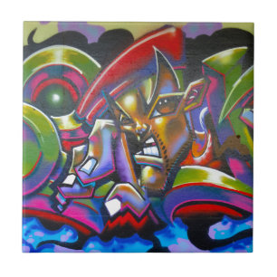 Straat Graffiti Tegeltje