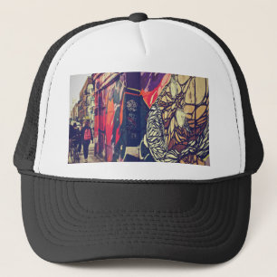 Straat Graffiti Trucker Pet