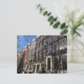 Straat in Amsterdam, Nederland Briefkaart (Staand voorkant)