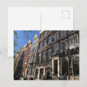 Straat in Amsterdam, Nederland Briefkaart (Voorkant / Achterkant)