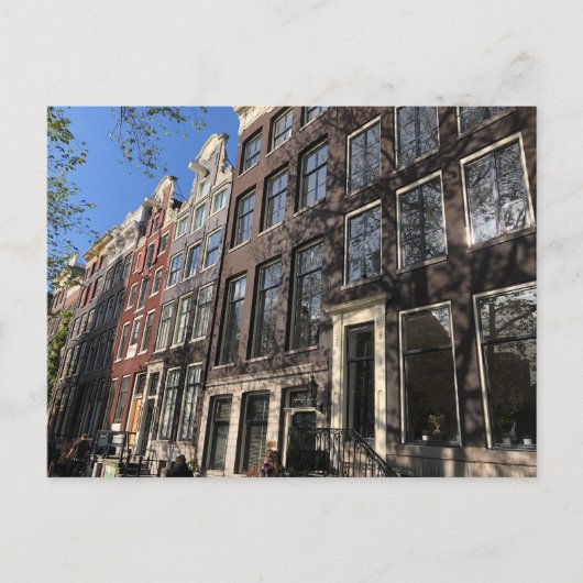 Straat in Amsterdam, Nederland Briefkaart (Voorkant)