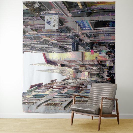 straat in Bayonne Wandkleed (In situ)