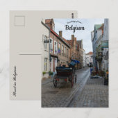 Straat in België Briefkaart (Voorkant / Achterkant)