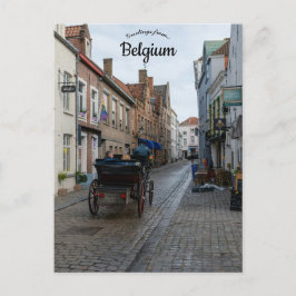 Straat in België Briefkaart