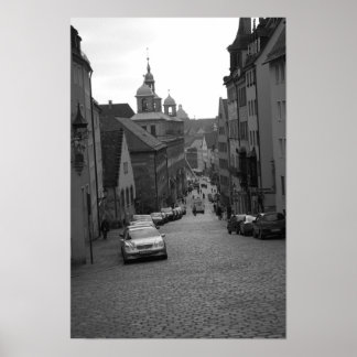 straat in de deelstaat nurenburg poster