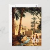 Straat in de oude stad Biskra, Algerije Briefkaart (Voorkant / Achterkant)