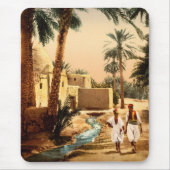 Straat in de oude stad Biskra, Algerije Muismat (Voorkant)