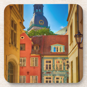 Straat in de Oude Stad Estland Bier Onderzetter