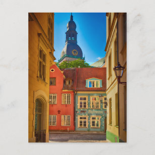Straat in de Oude Stad  Estland Briefkaart