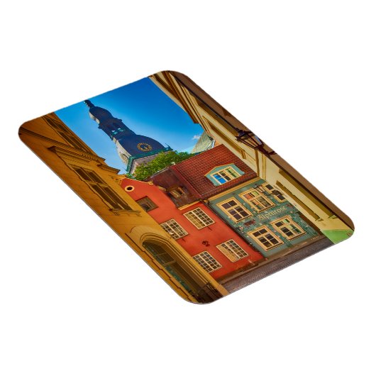 Straat in de Oude Stad | Estland Magneet (Rechterzijde)