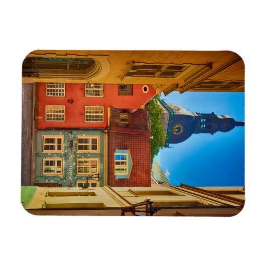 Straat in de Oude Stad | Estland Magneet (Horizontaal)