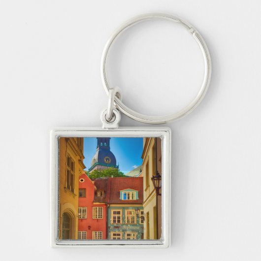 Straat in de Oude Stad | Estland Sleutelhanger (Voorkant)