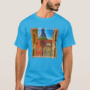 Straat in de Oude Stad Estland T-shirt