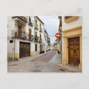 Straat in de stad Cordoba Briefkaart