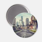 Straat in Dubai Magneet (Voorkant / Achterkant)