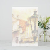 Straat in het oude deel van praag briefpapier (Staand voorkant)