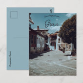 Straat in Ioannina Griekenland Briefkaart (Voorkant / Achterkant)