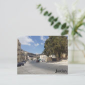 Straat in Jordanië - briefkaart (Staand voorkant)