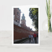 Straat in Kraków, Polen Kaart (Voorkant)