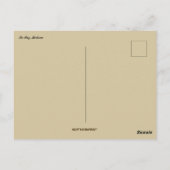 Straat in La Paz Bolivia Briefkaart (Achterkant)