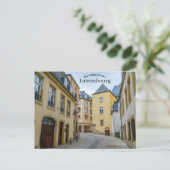 Straat in Luxemburg Briefkaart (Staand voorkant)