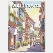 Straat in Mallorca Spanje Reizen Magneet (Voorkant)