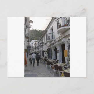 Straat in Mijas, Spanje Briefkaart