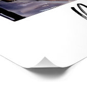 Straat in Montmartre, Parijs Perfect Poster (Hoek)