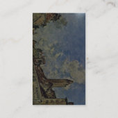 Straat in Nevers van Jongkind Johan Barthold (best Visitekaartje (Achterkant)