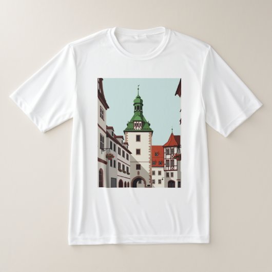 Straat in Oostenrijk T-shirt (Laagn)